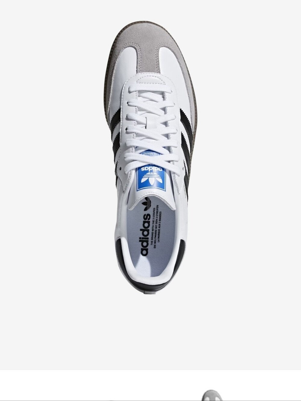White Adidas Samba Unisex Size 9